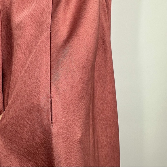 Shona Joy Luxe Twist Front Sleeveless Midi Wedding Guest Dress Rose Women US 4 - Picture 10 of 12